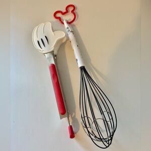 Mickey Mouse Kitchen Tongs & Whisk Set